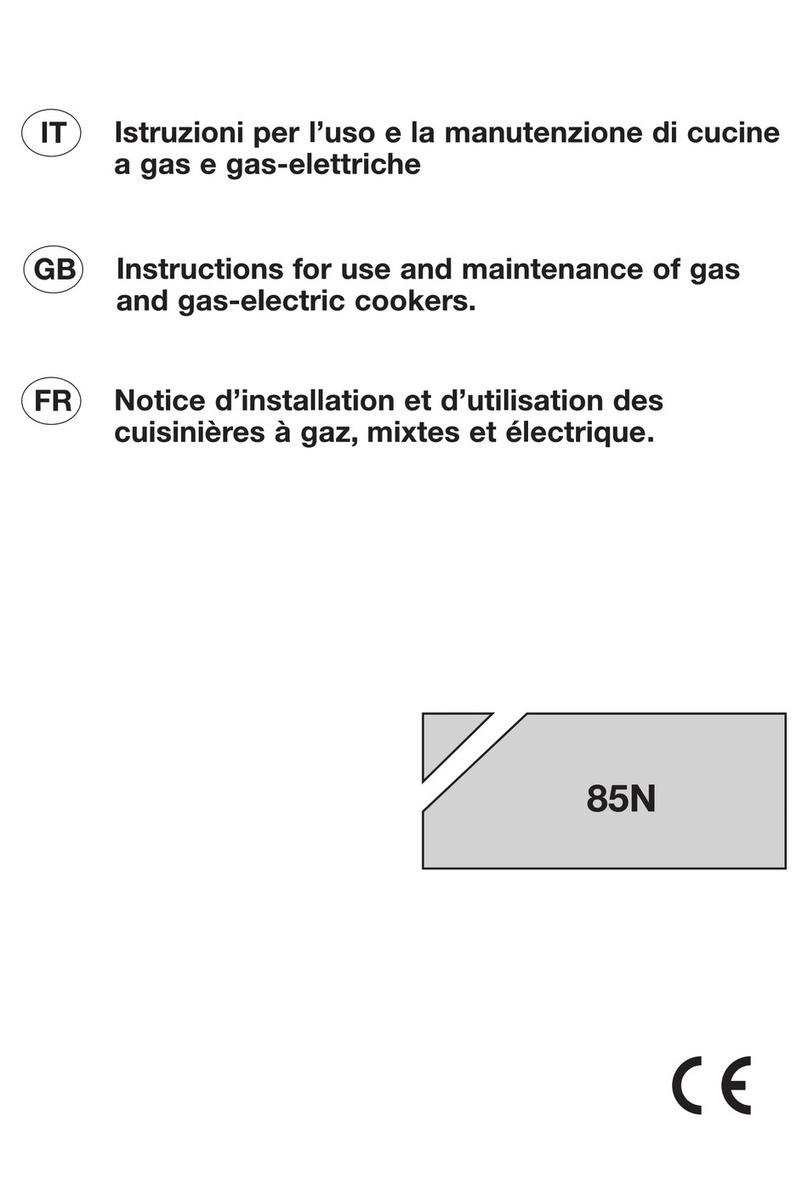 Bompani BO857EB Instructions for use and maintenance