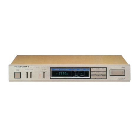 Marantz ST551 owner's manual
