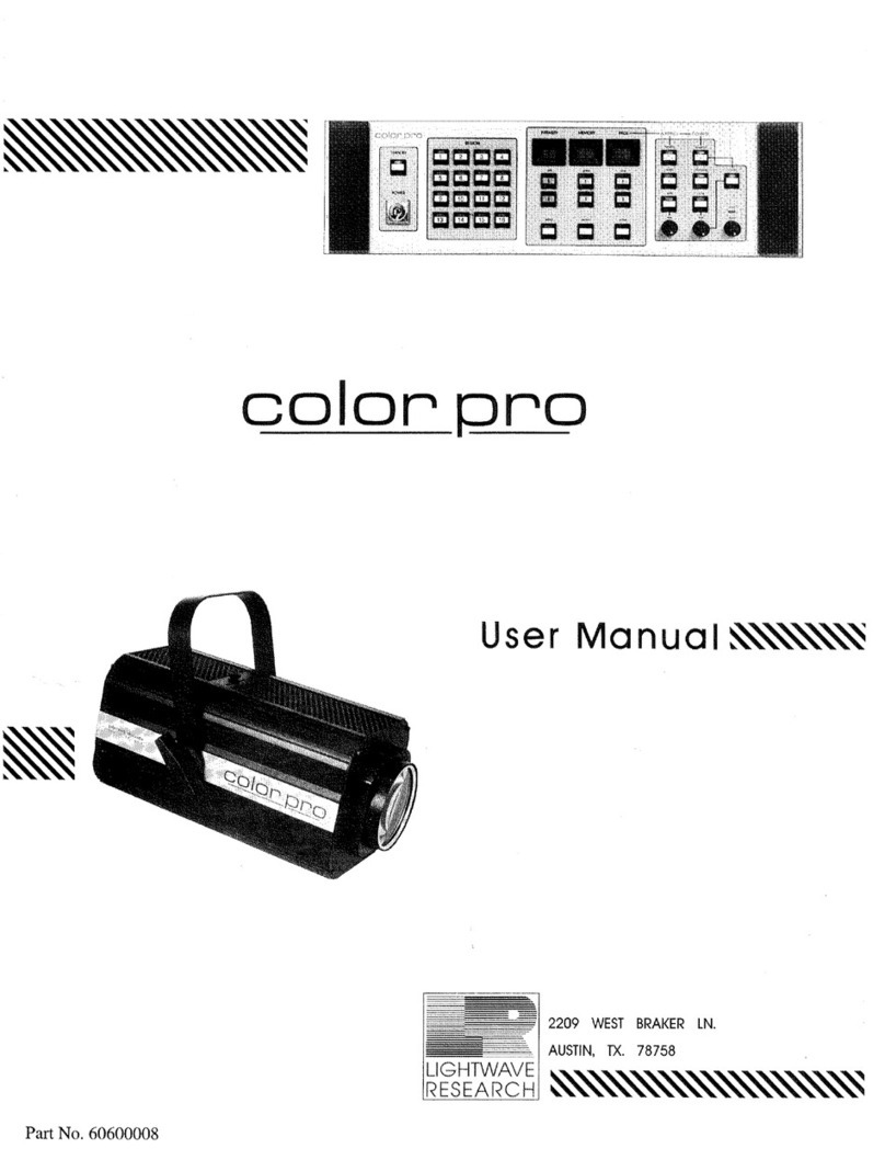 Lightwave Research Color Pro User manual