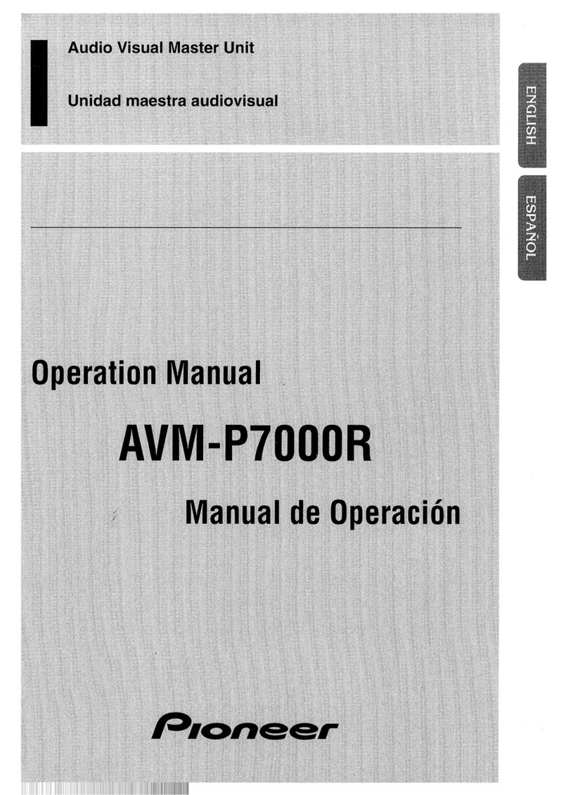 Pioneer AVM-P7000R User manual