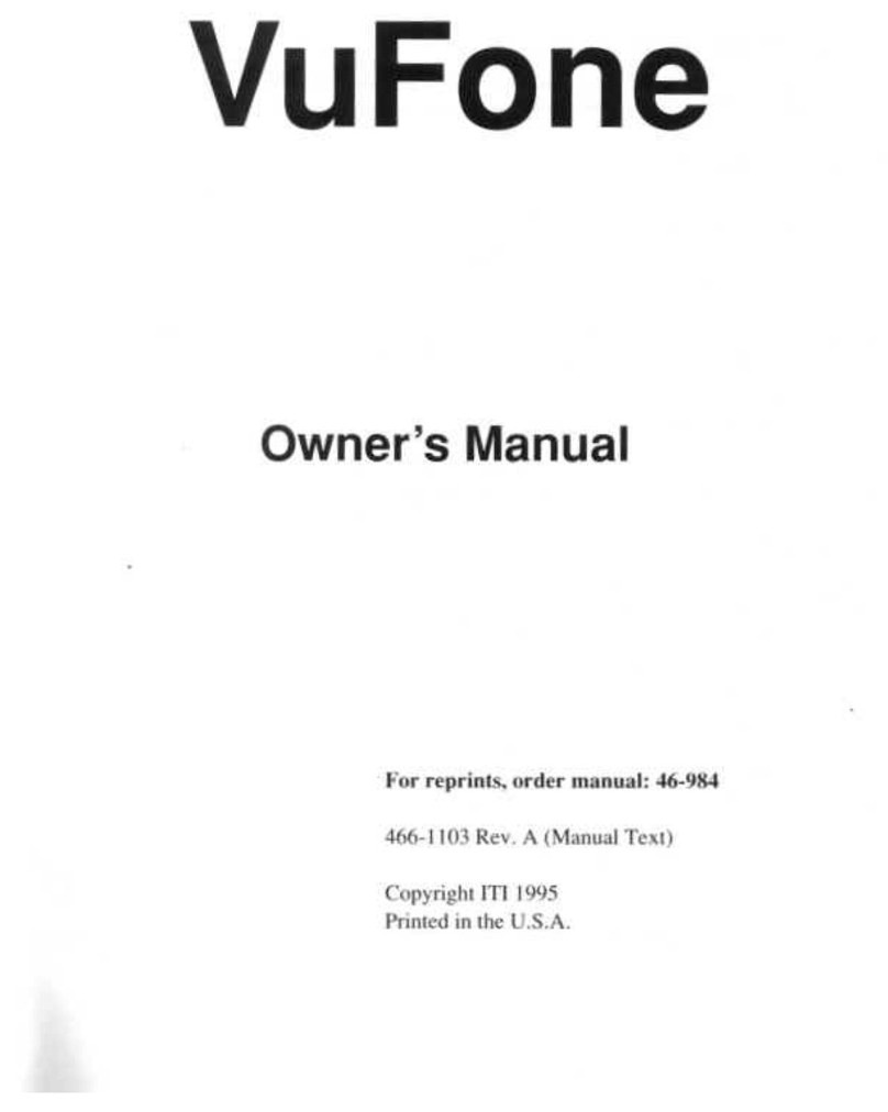 ITI VuFone owner's manual