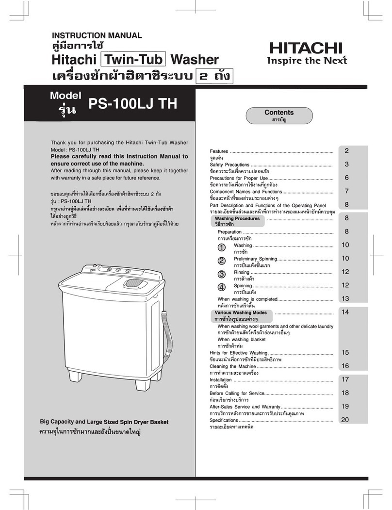 Hitachi PS-100LJ TH instruction manual