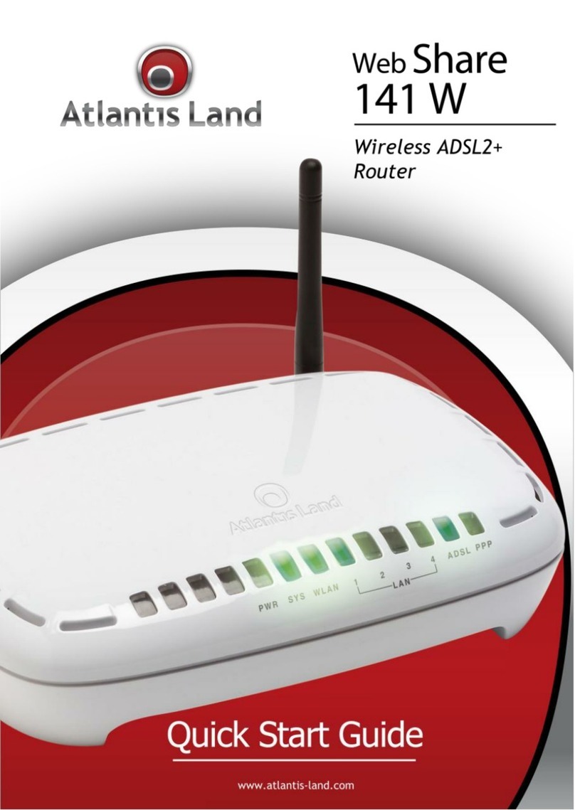 Atlantis Land WebShare 141 W User manual Atlantis Land WebShare 141 W User manual