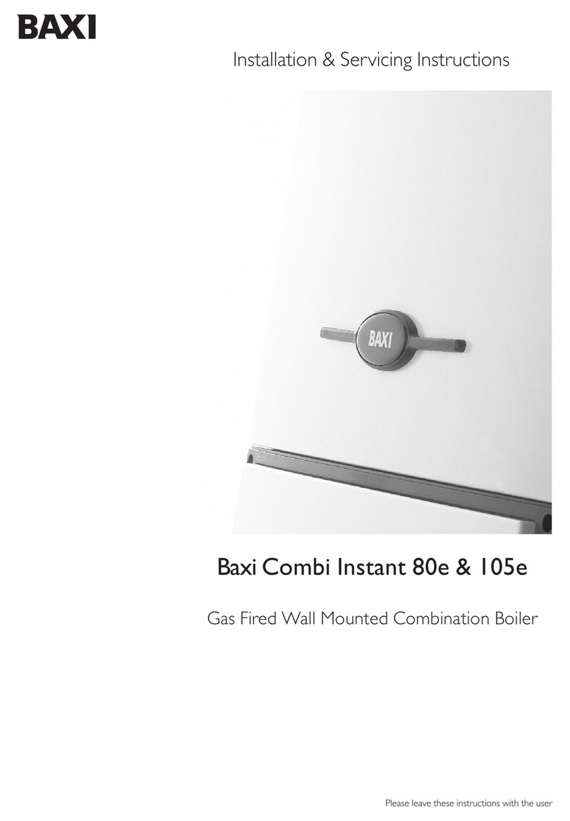 Baxi Combi 80e Installation & servicing instructions