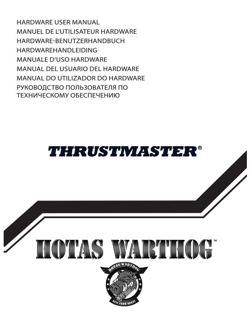Thrustmaster HOTAS WARTHOG Instructions for use