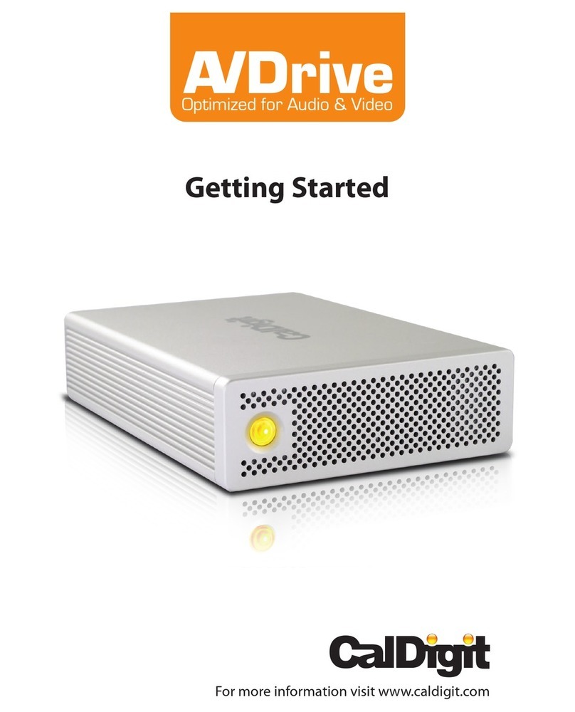 CalDigit AV Drive Getting started