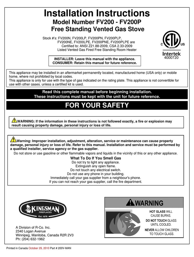 Kingsman FV200 User manual