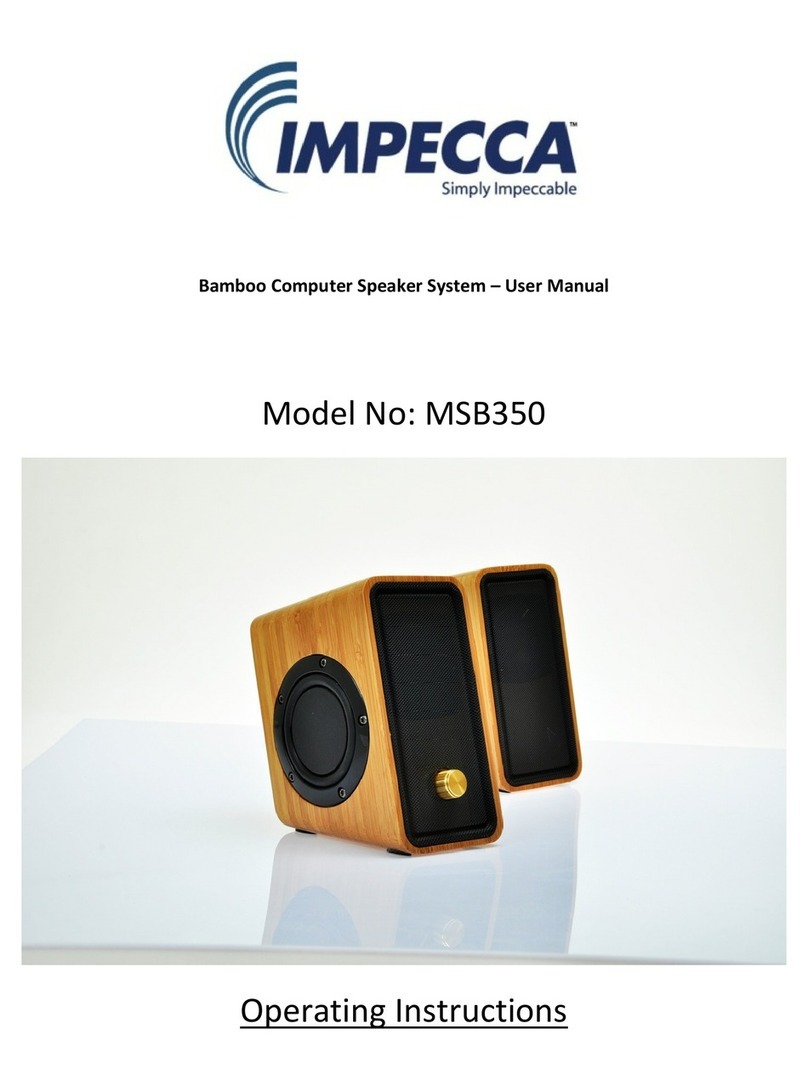 Impecca MSB350 user manual