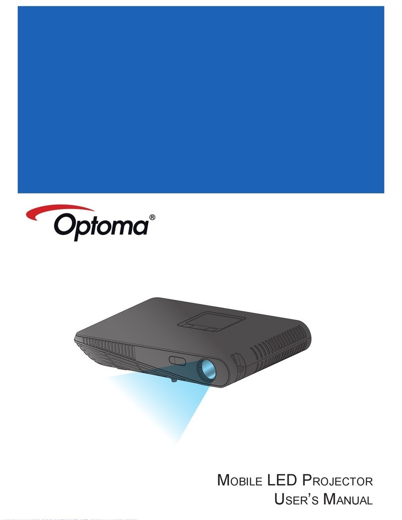 Optoma ML800 User manual