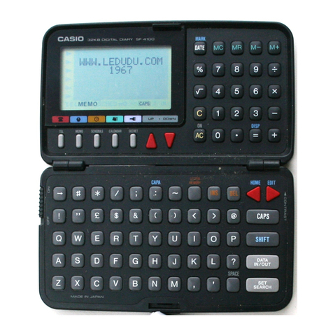 Casio SF-4100 User manual