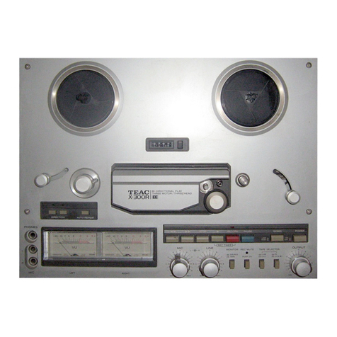 Teac X-300R Service manual