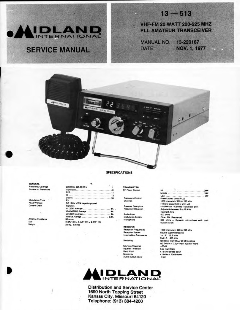 Midland 13-513 User manual