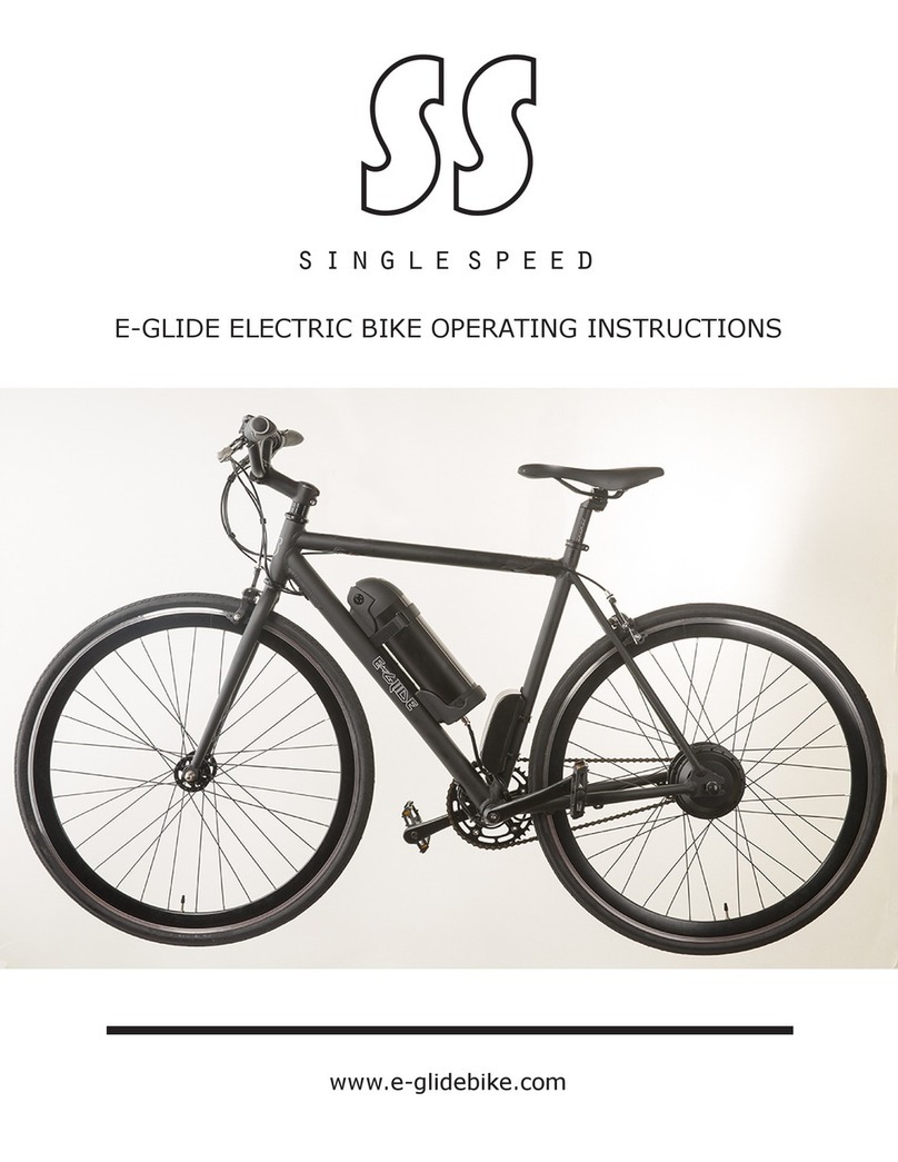 Single Speed E-GLIDE User manual