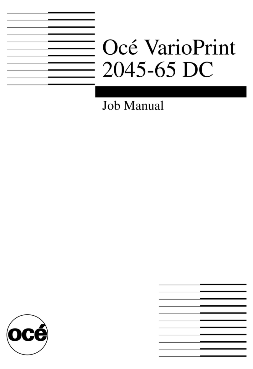 Oce VarioPrint 2045-65 DC Job manual