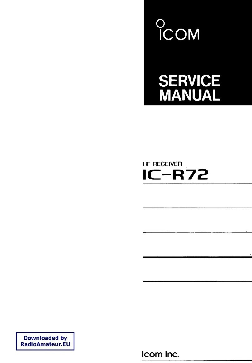 Icom IC-R72 Service manual