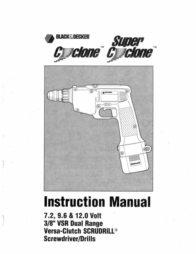 Black & Decker Cyclone instruction manual