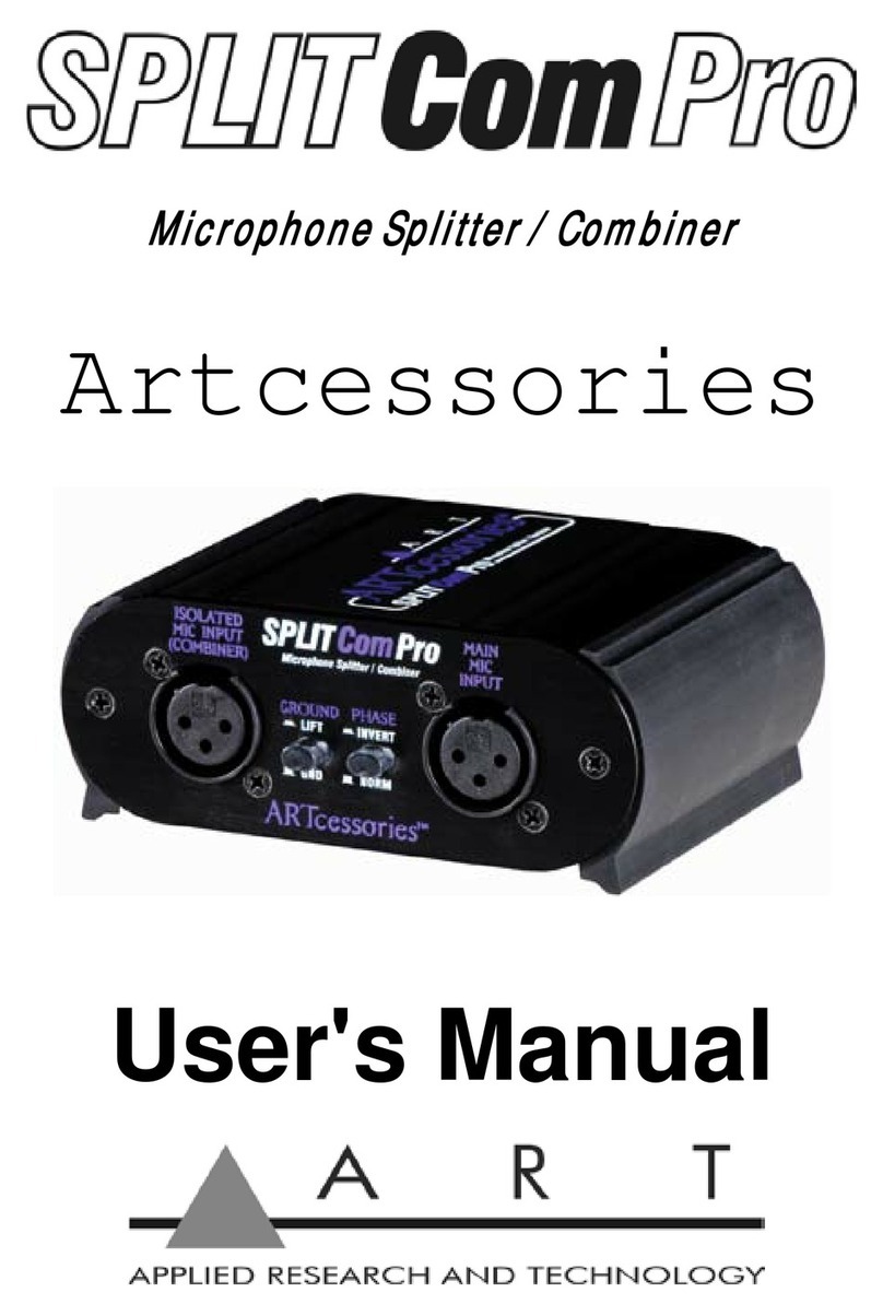 ARTcessories Split Com Pro user manual