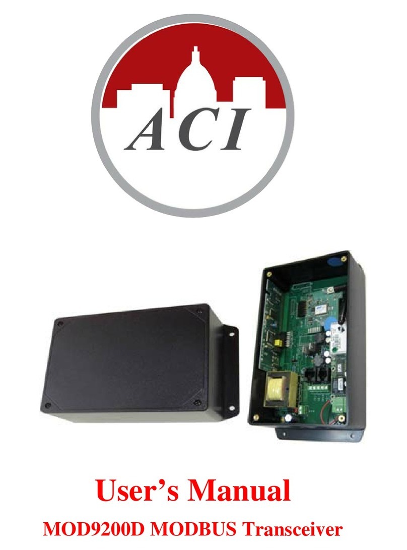 aci MODE9200D User manual