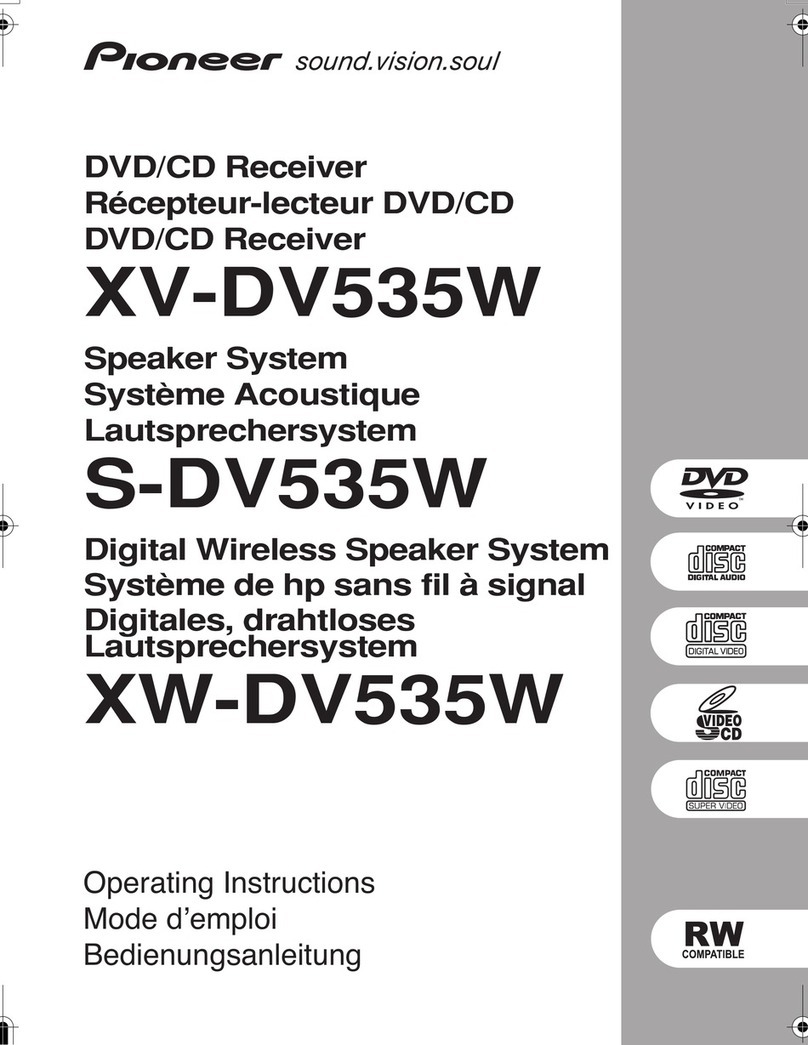 Pioneer XV-DV535W User manual