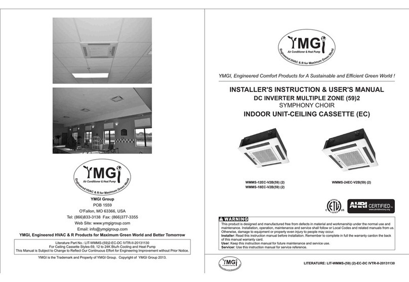 MG WMMS-12EC-V2B(59) Installation and user manual