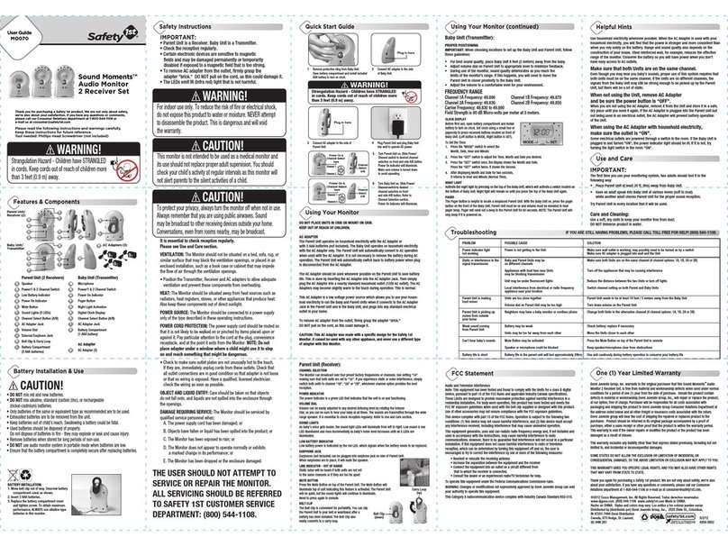 Safety 1st MO070 User manual