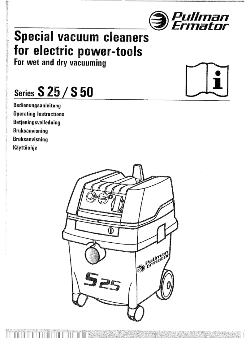 pullman Ermator S 25 User manual pullman Ermator S 25 User manual