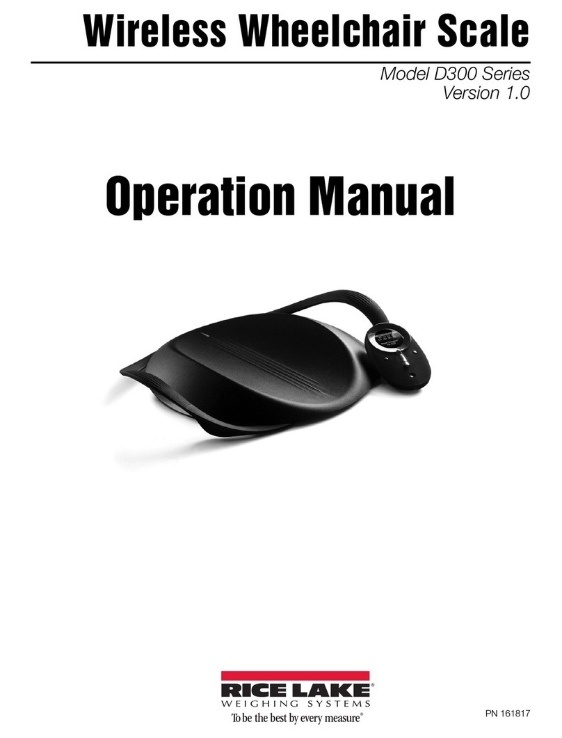 Rice Lake D300 Series Operation manual