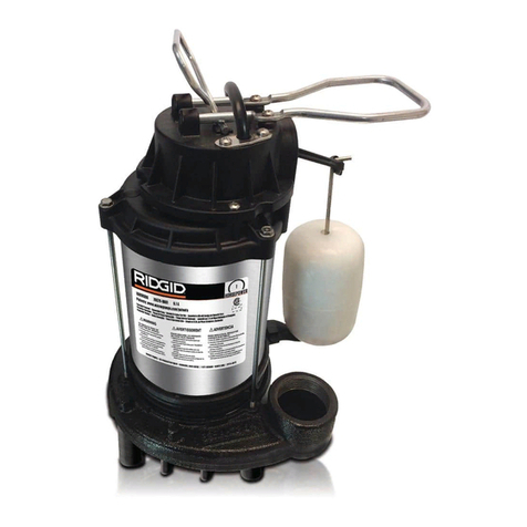 RIDGID RSS-1000 Operating instructions and parts manual