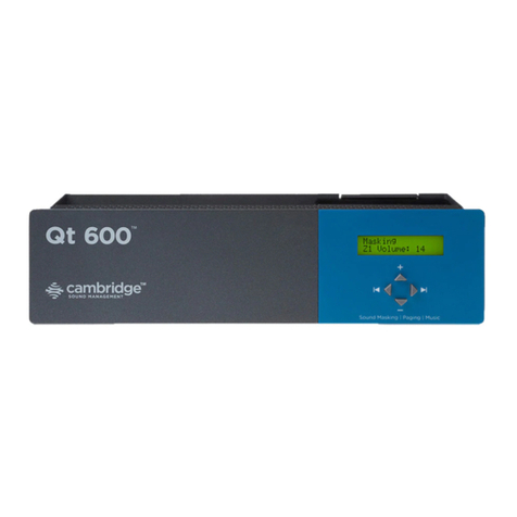 CAMBRIDGE qt 300 Installation & operation guide