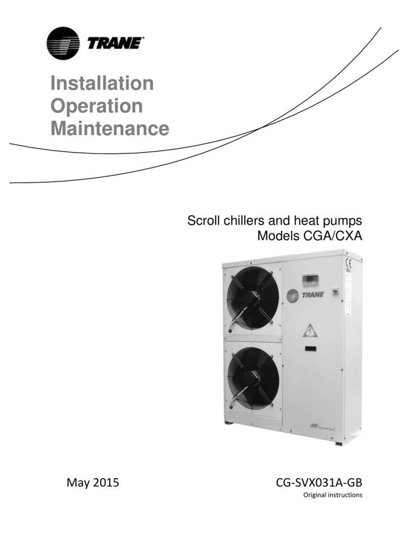 Trane CGA Series Owner's manual