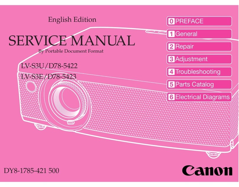 Canon LV-S3E/D78-5423 User manual