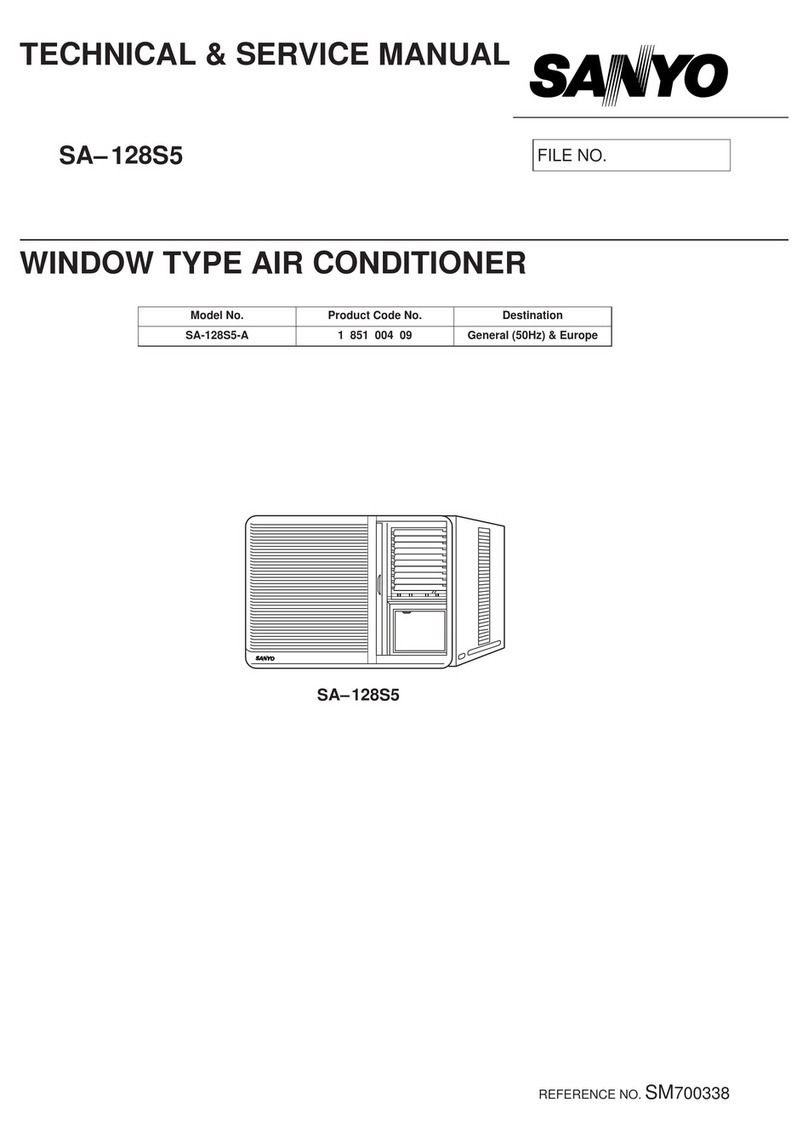 Sanyo SA-128S5-A Operating manual