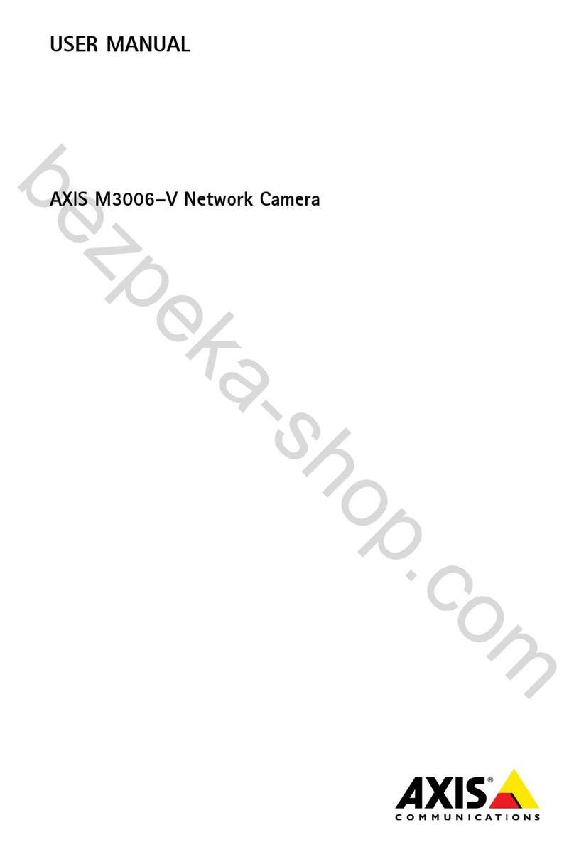 Axis M3006-V User manual