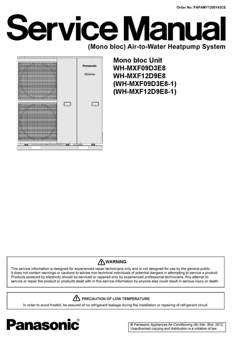 Panasonic WH-MXF09D3E8 User manual