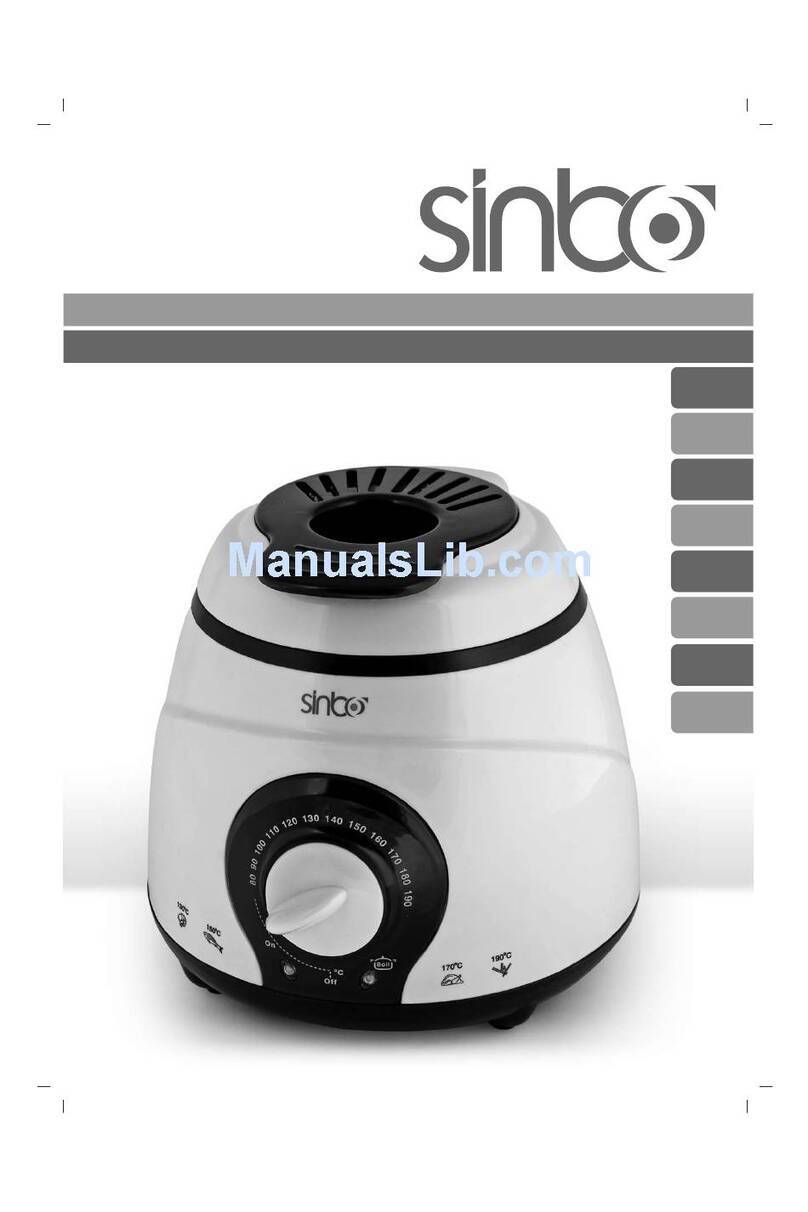 Sinbo SDF 3825 instruction manual