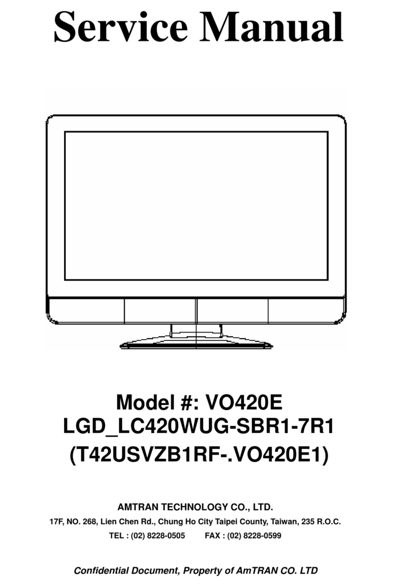 Vizio VO420E - 42" LCD TV Service manual