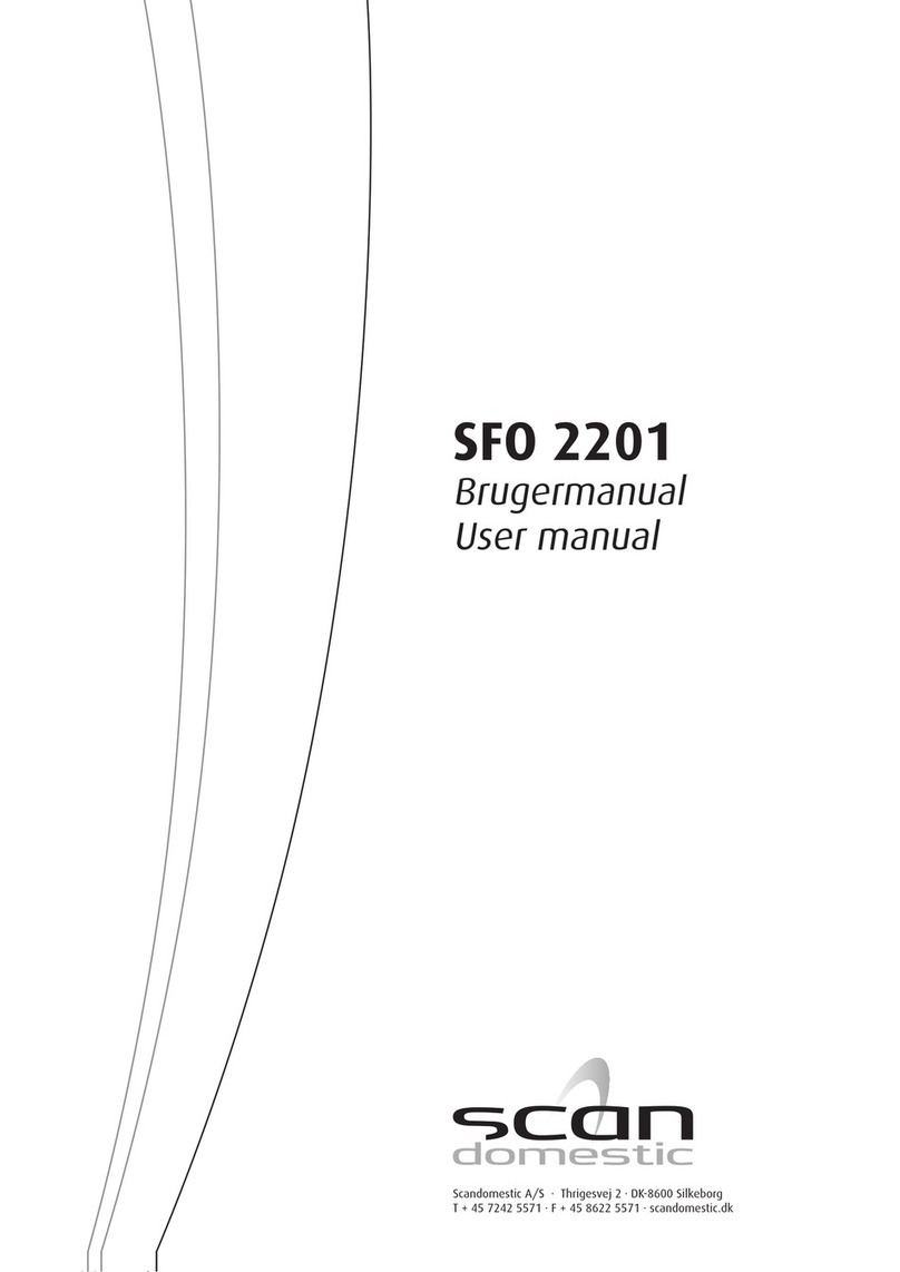 Scandomestic SFO 2201 User manual