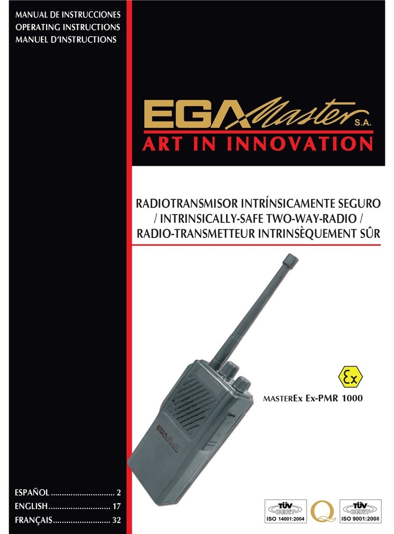 EGAmaster MasterEx Ex-PMR 1000 User manual