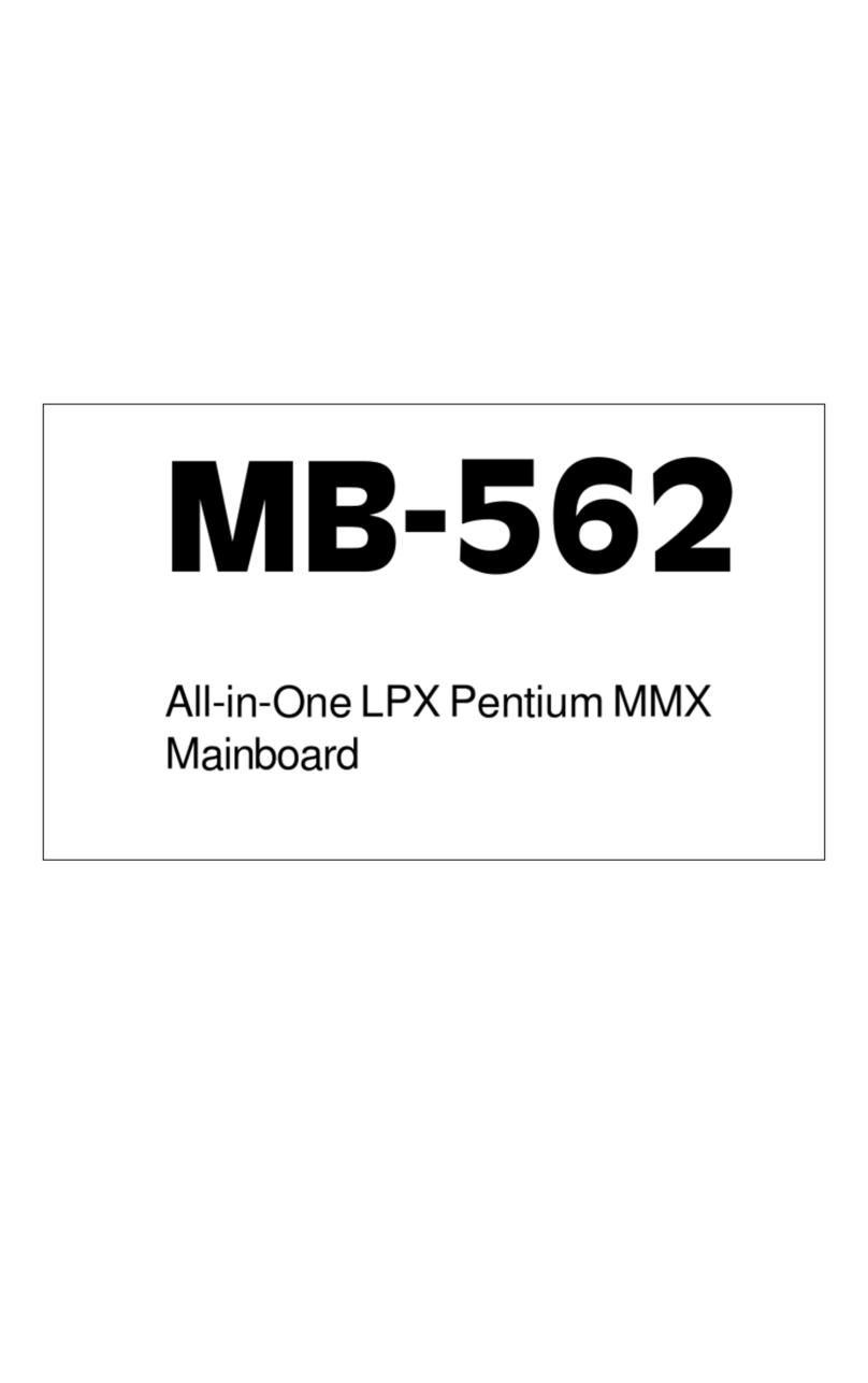Aaeon MB-562 User manual Aaeon MB-562 User manual