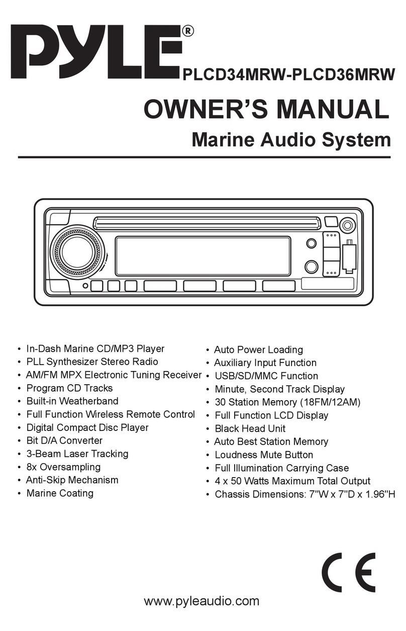 Pyle PLCD34MRW owner's guide