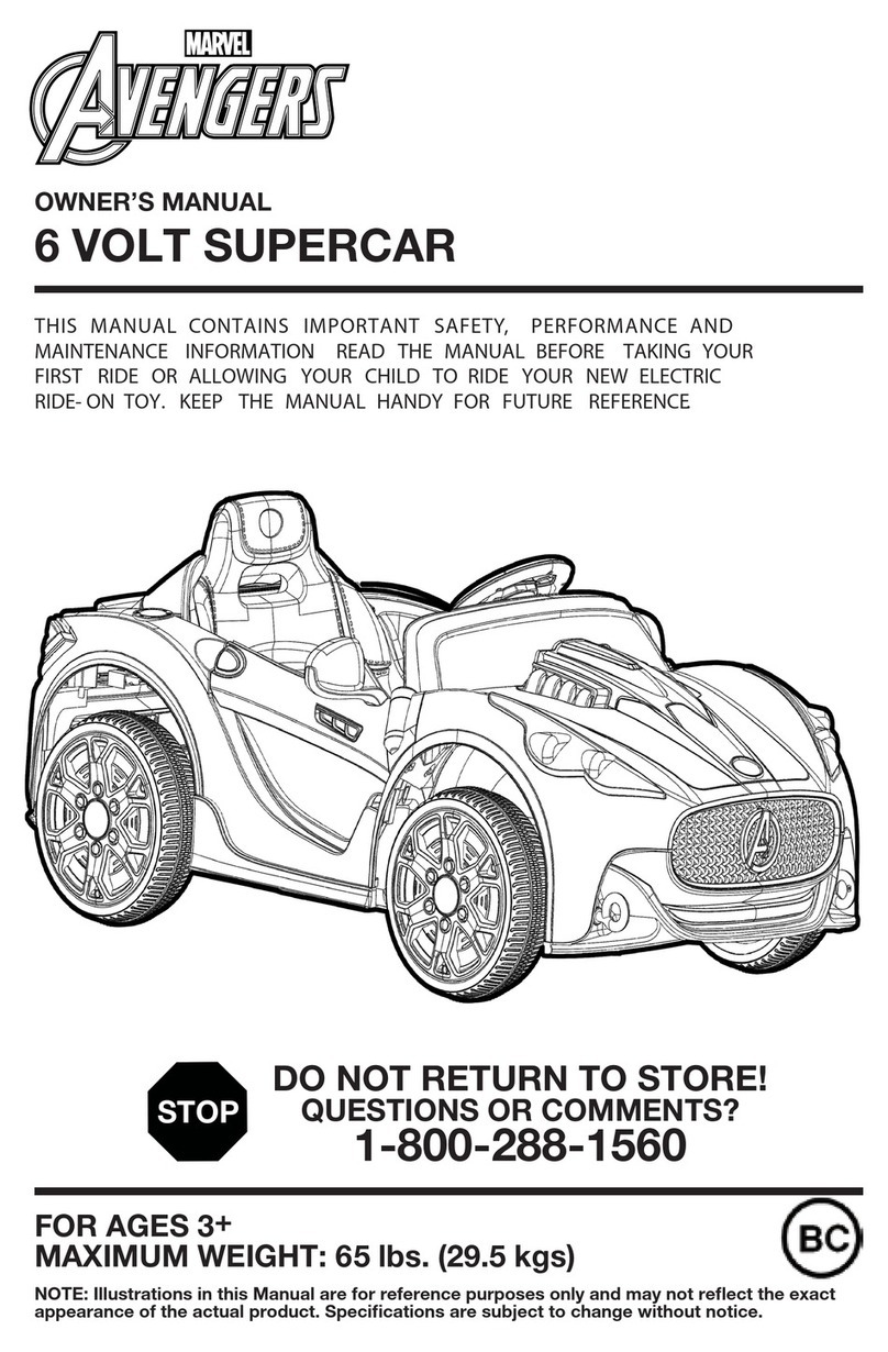 Dynacraft Avengers owner's manual