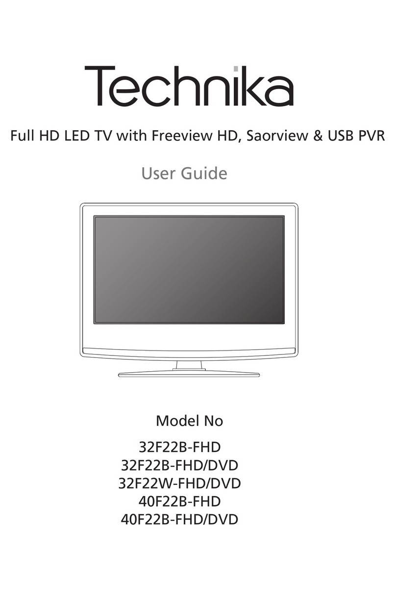 Technika 32F22B-FHD User manual Technika 32F22B-FHD User manual