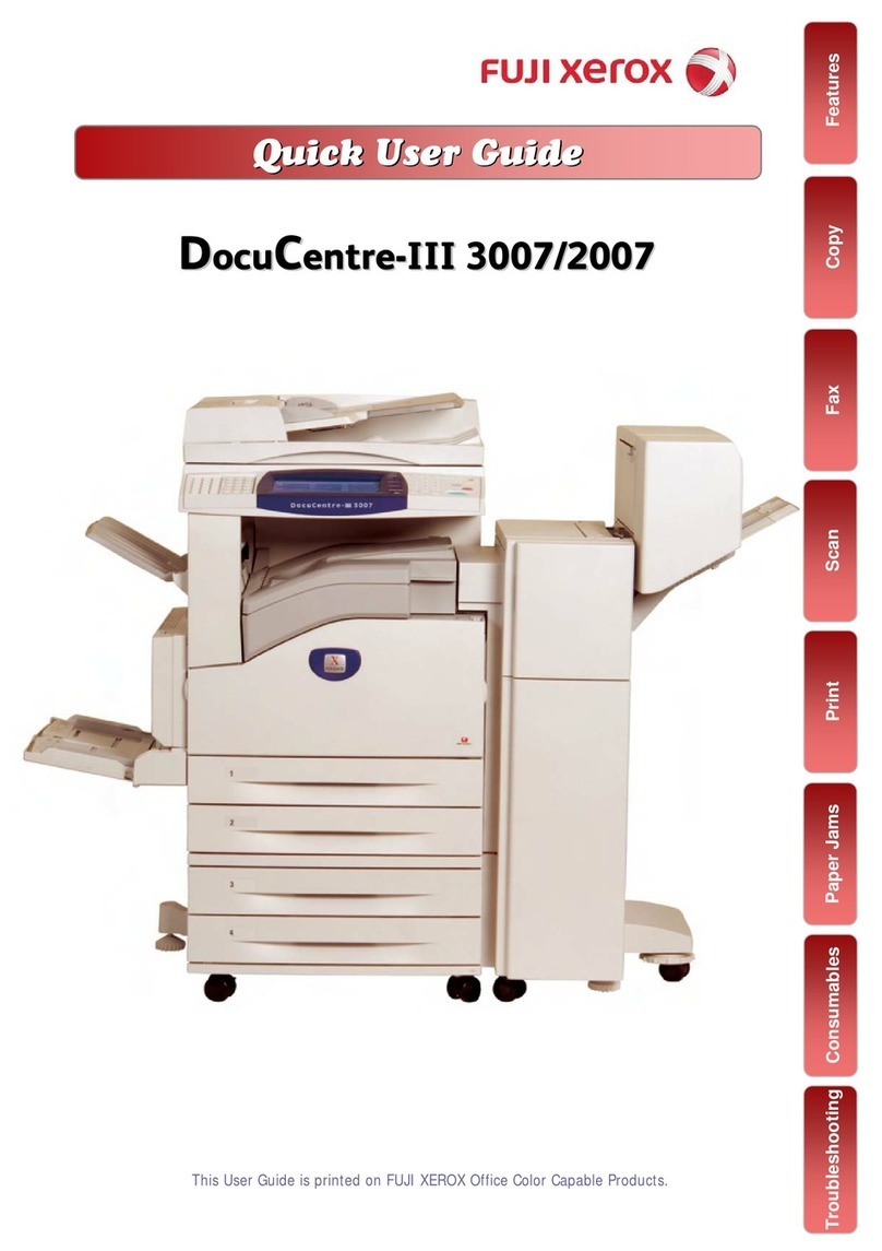 Fuji Xerox DocuCentre-III 3007 Quick user guide