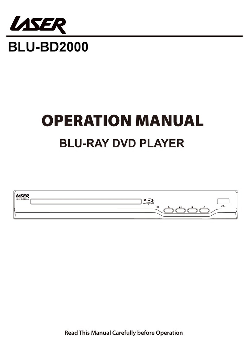 LAZER BLU-BD2000 Operation manual