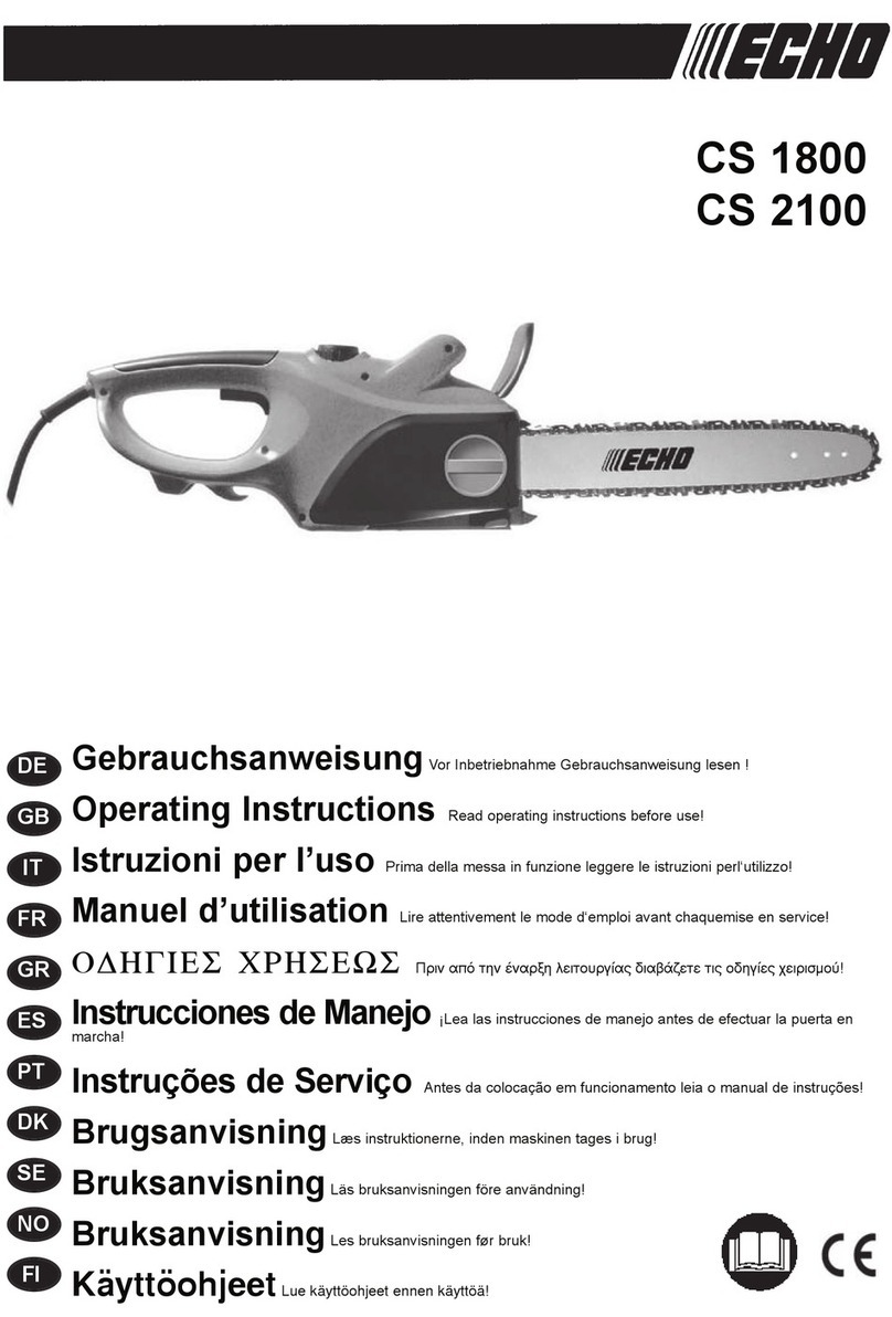 Echo CS 1800 User manual