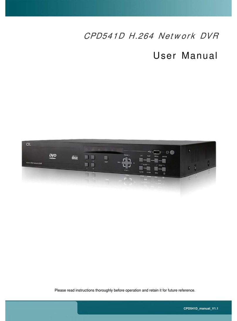 CPcam CPD541D User manual