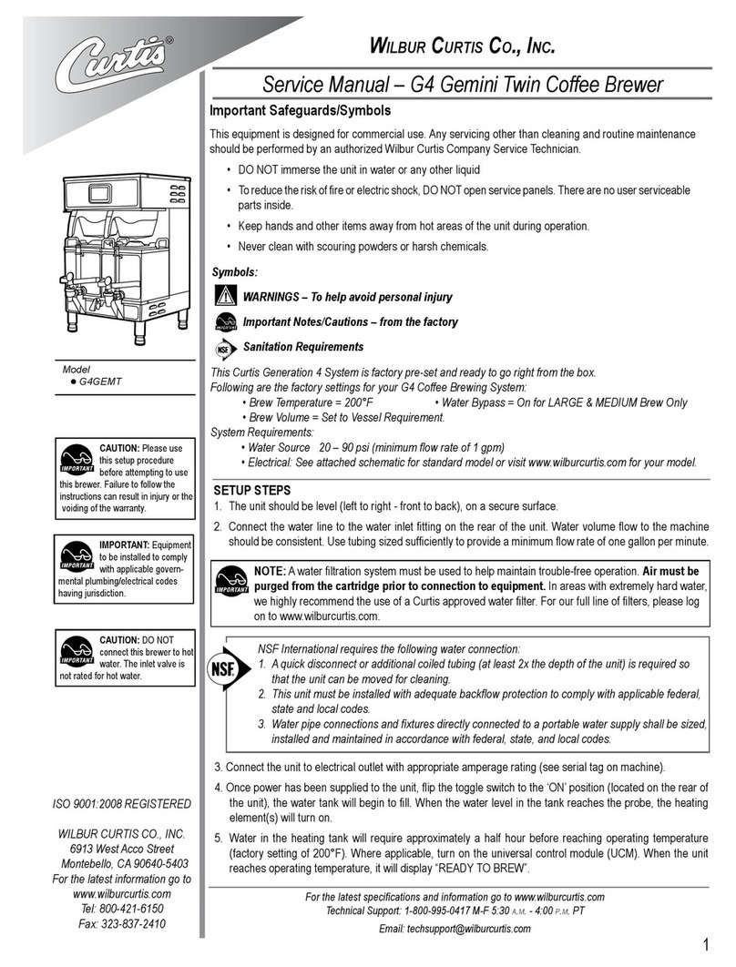 Curtis G4GEMT User manual