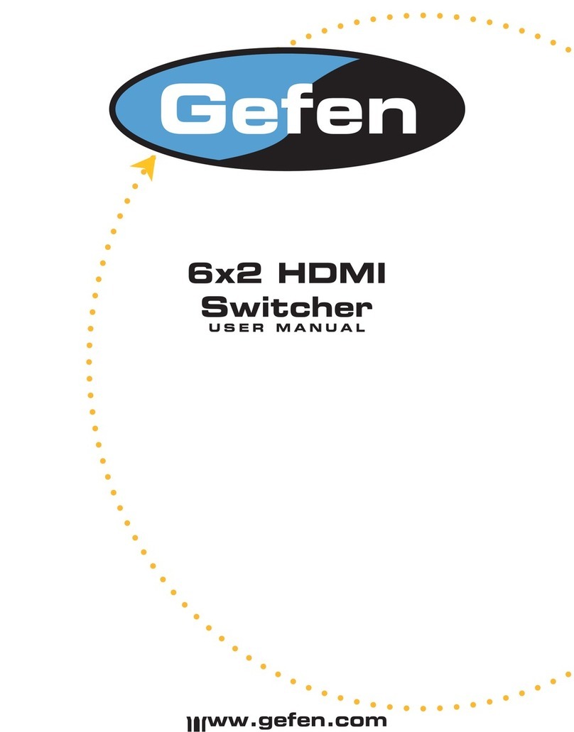 Gefen SW-4007 User manual