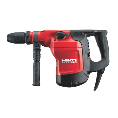 Hilti TE 76 User manual