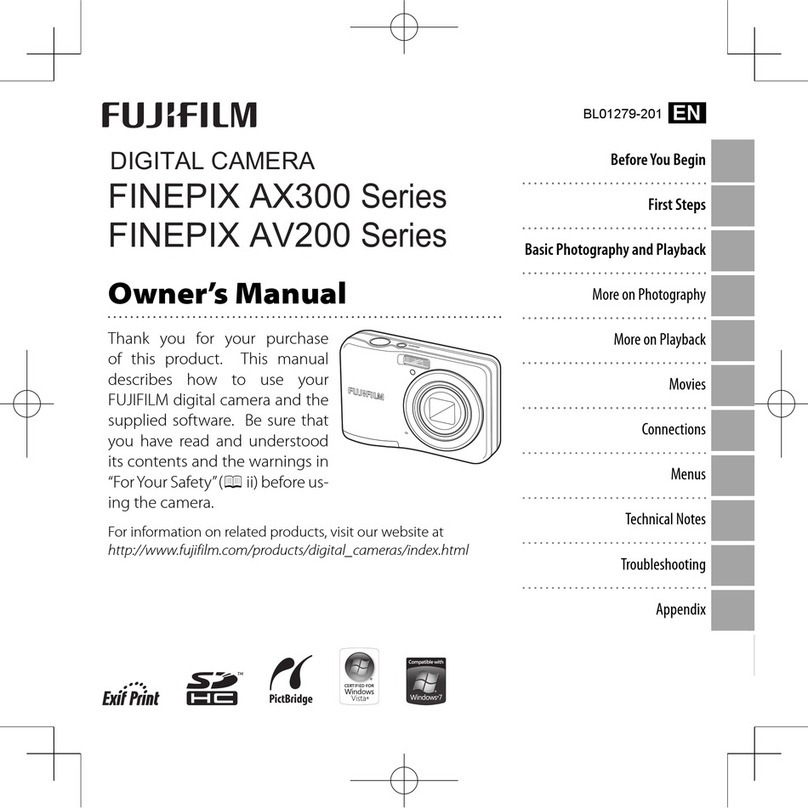 FujiFilm FinePix AX300 owner's manual